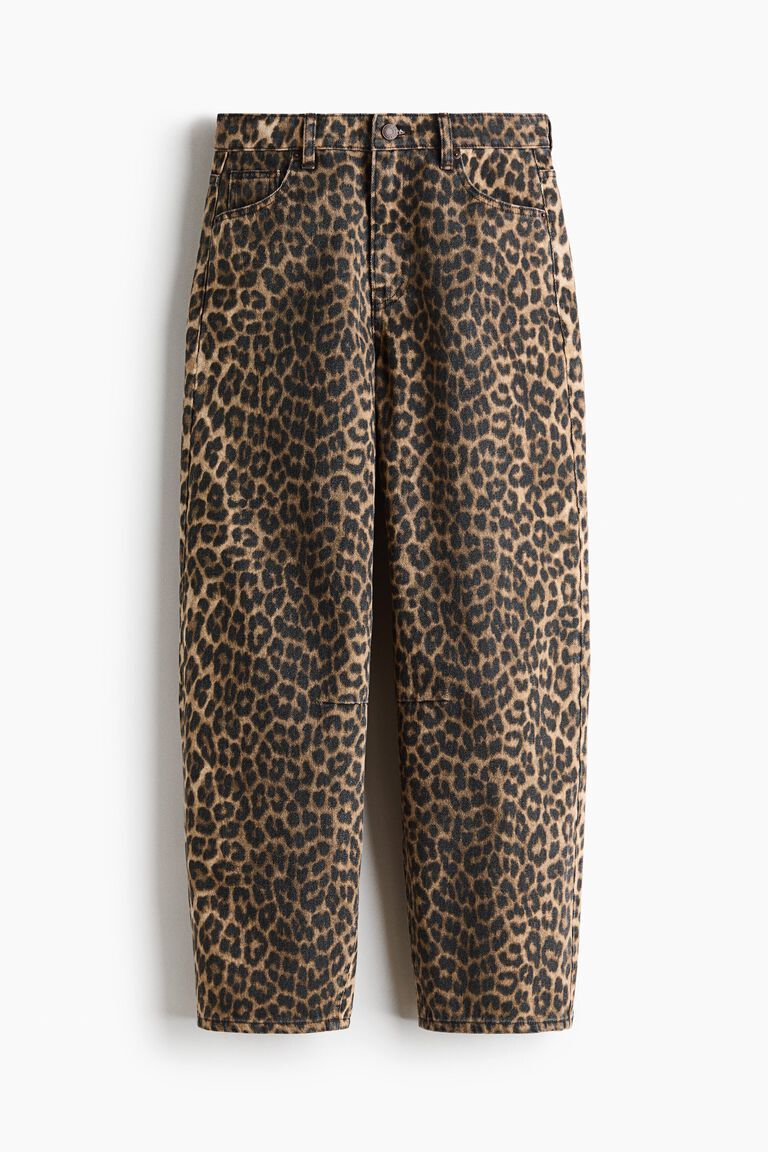 Barrel High Waist Ankle Jeans