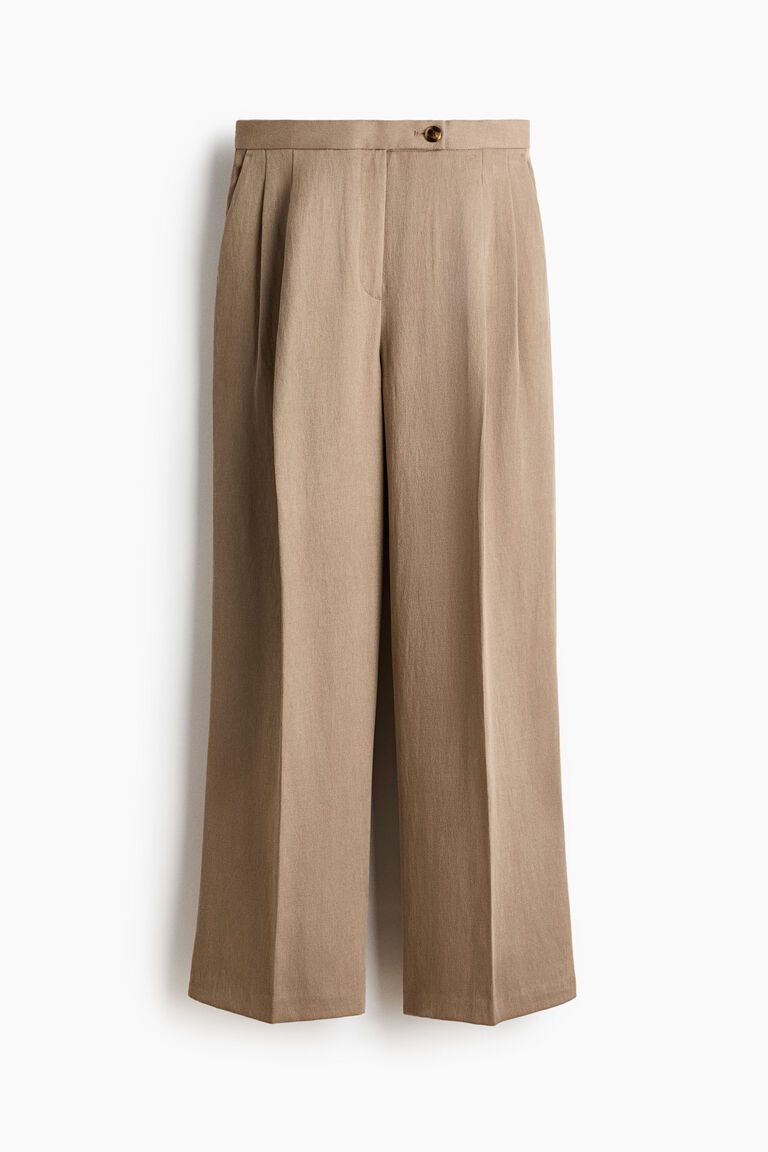 Wide tailored trousers