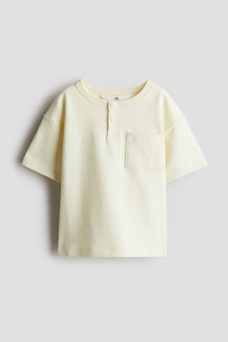 Textured Henley top