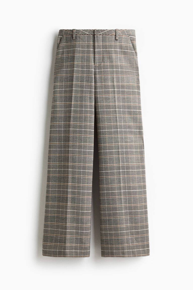 Wide tailored trousers