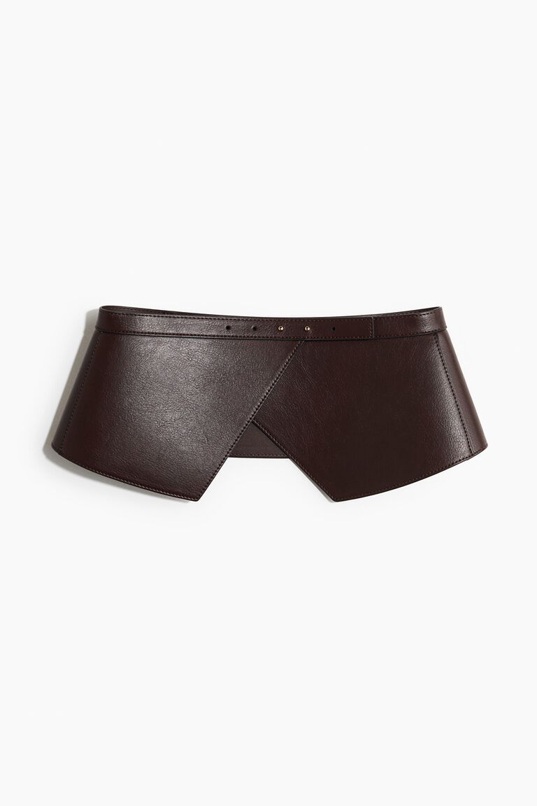 Wide waist belt