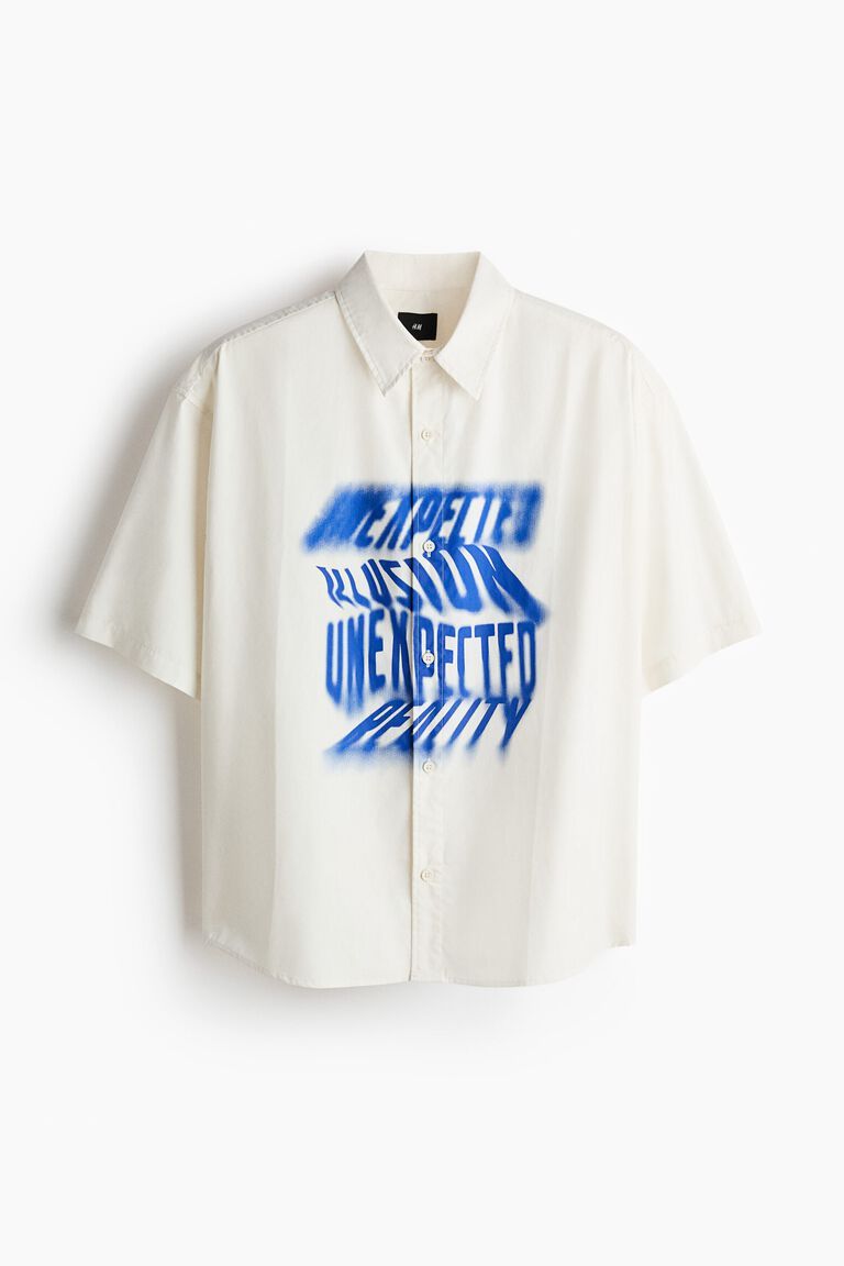 Loose Fit Printed Cotton shirt