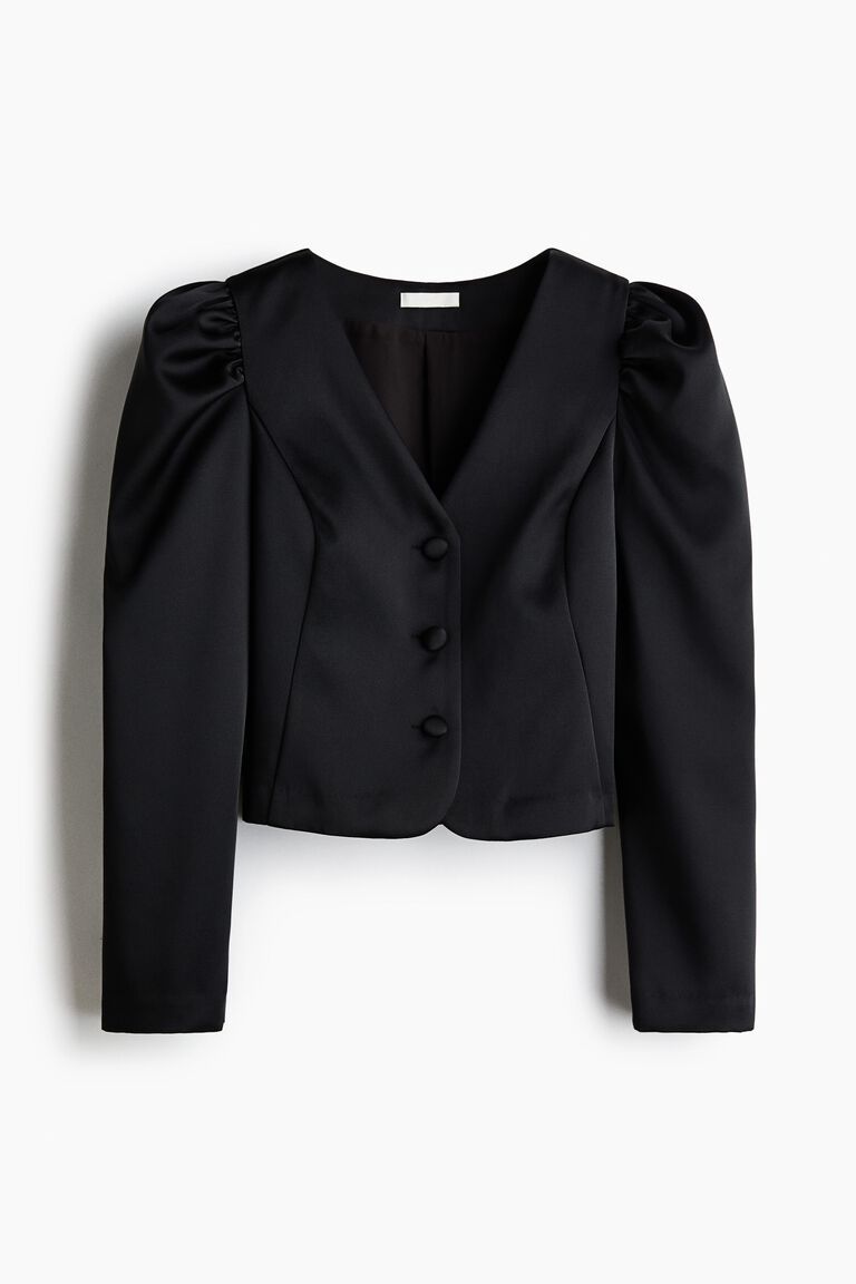Puff-sleeved blouse
