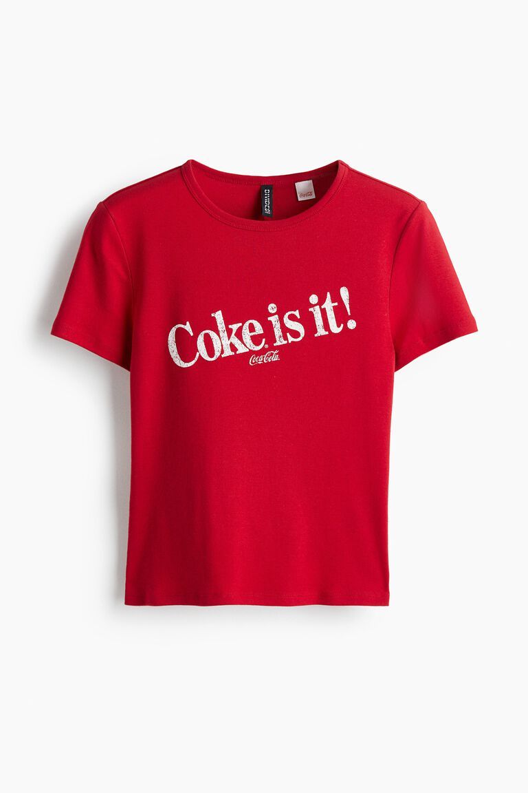 Text-motif T-shirt