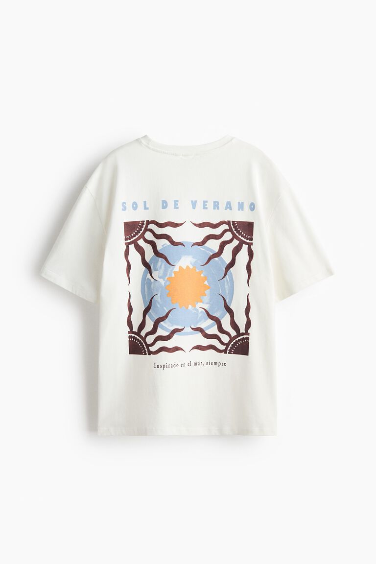 Oversized printed T-shirt