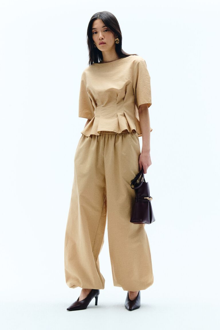Oversized balloon trousers