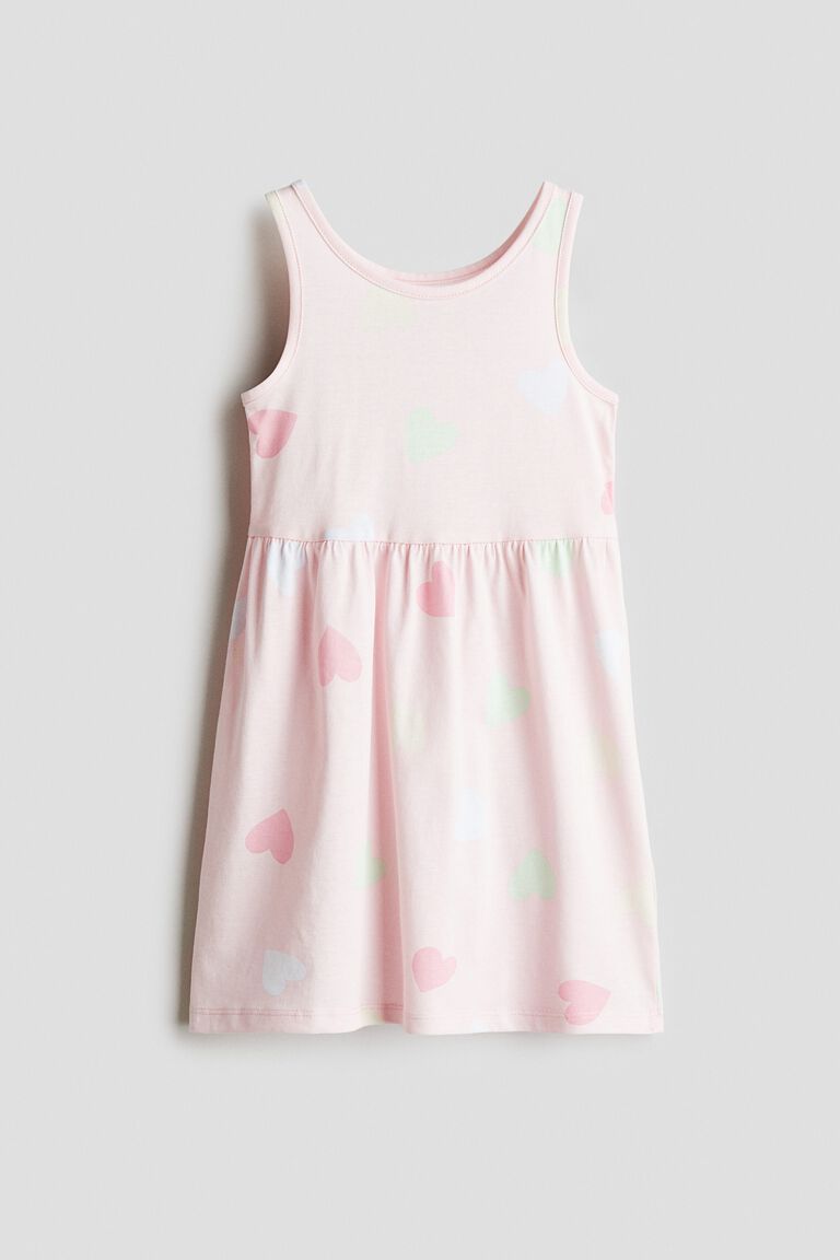Patterned jersey dress