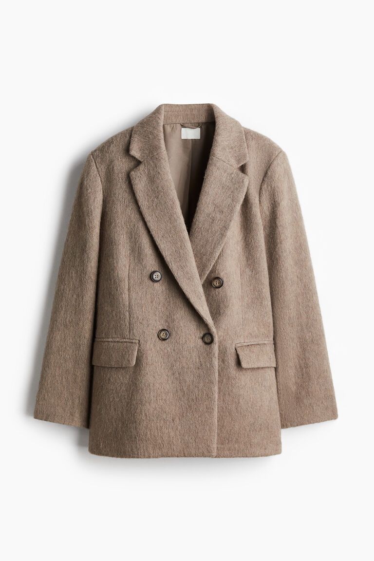 Wool-blend blazer