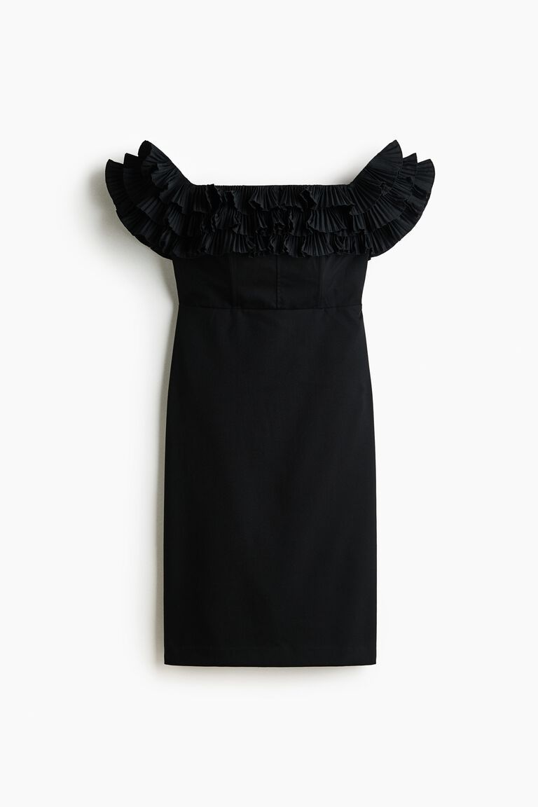 Off-the-shoulder dress