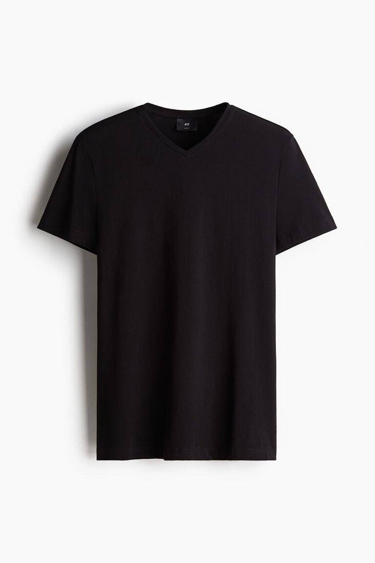 5-pack Slim Fit V-neck T-shirts