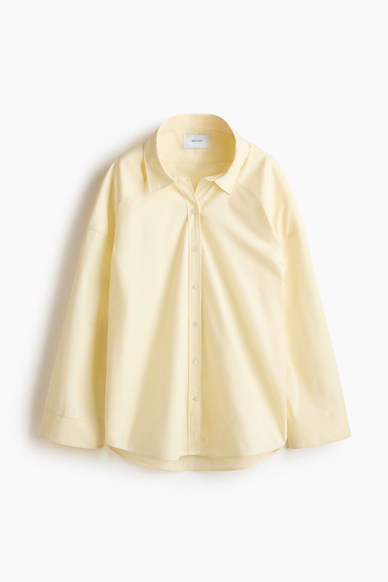Cotton poplin shirt