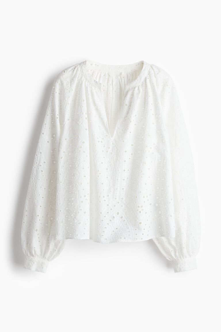 Broderie anglaise blouse