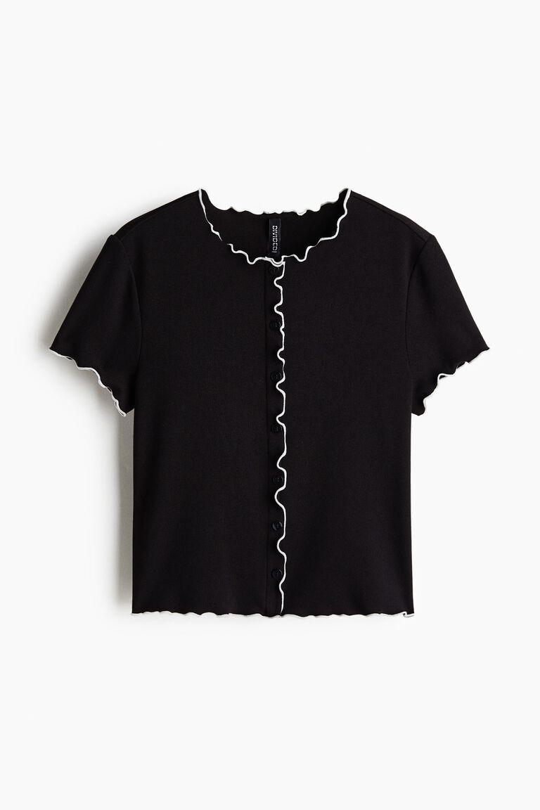 Overlocked top