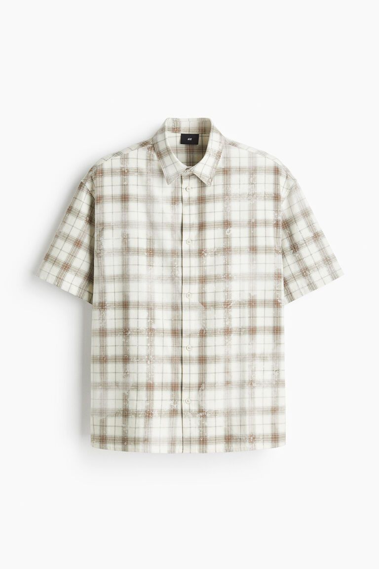 Loose Fit Short-sleeved printed shirt