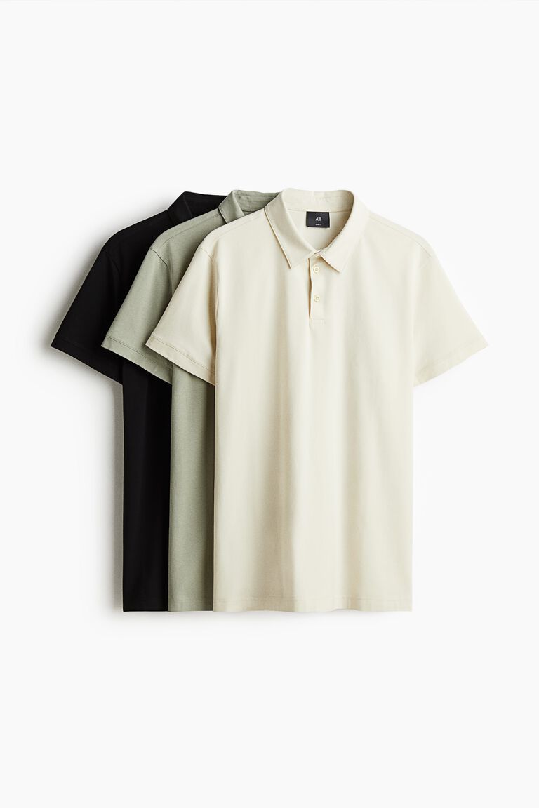 3-pack Slim Fit Polo shirts