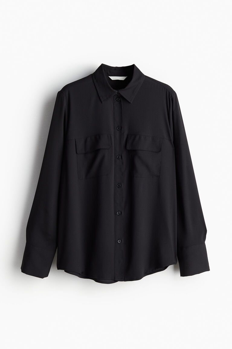 Crêpe shirt