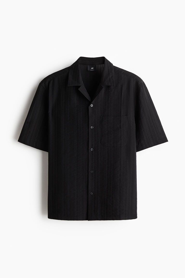 Regular Fit Textured resort shirt