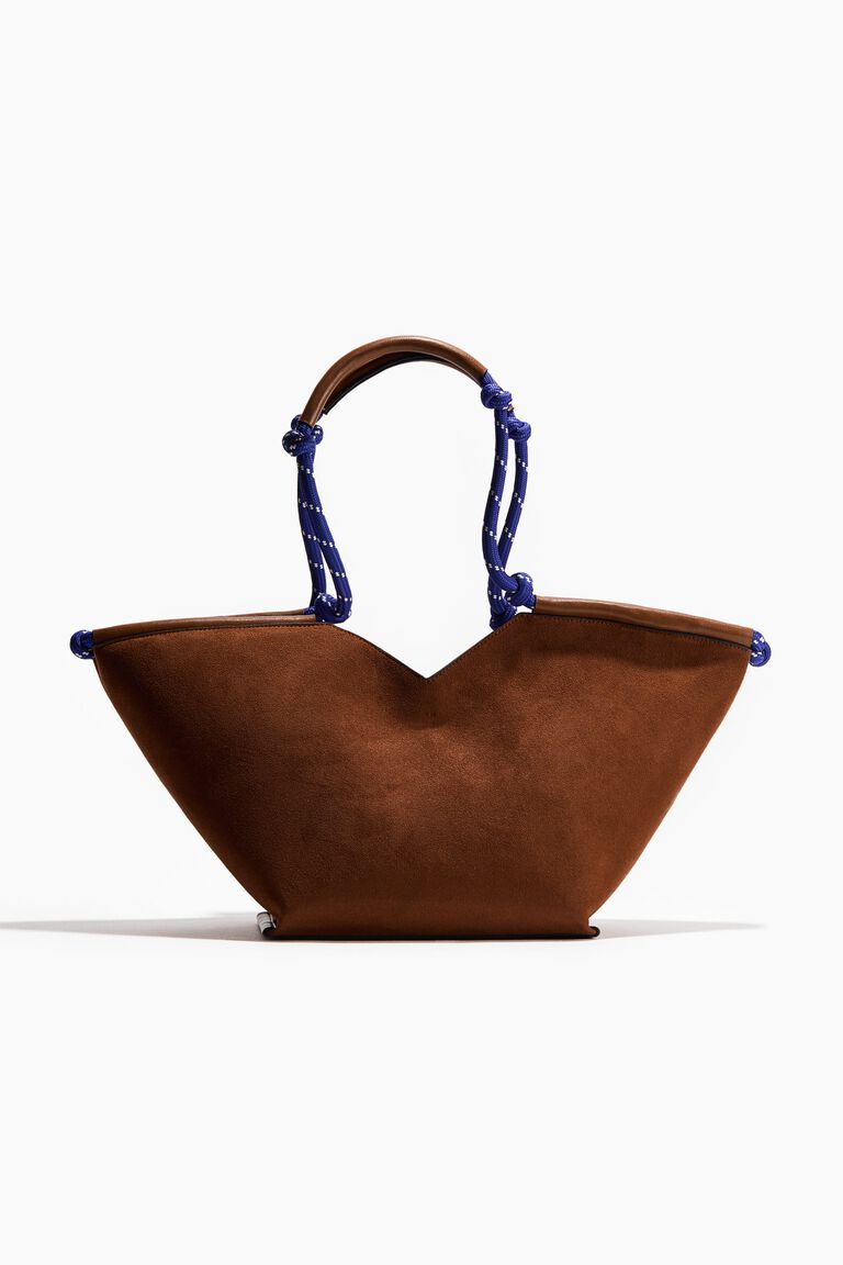 Cord-detail shoulder bag