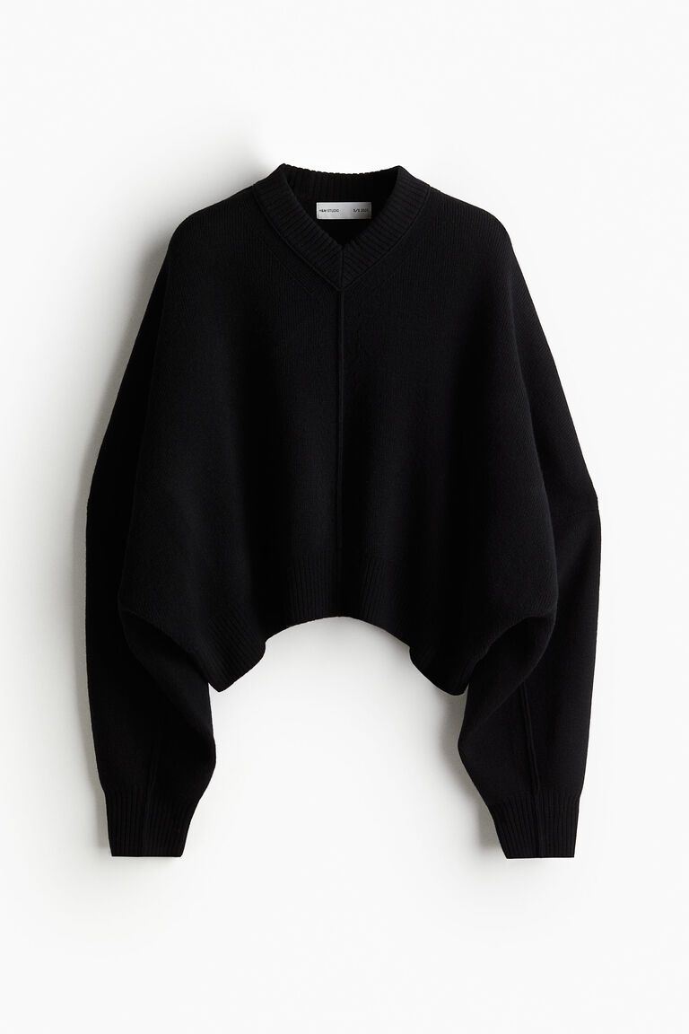 Slouchy wool jumper