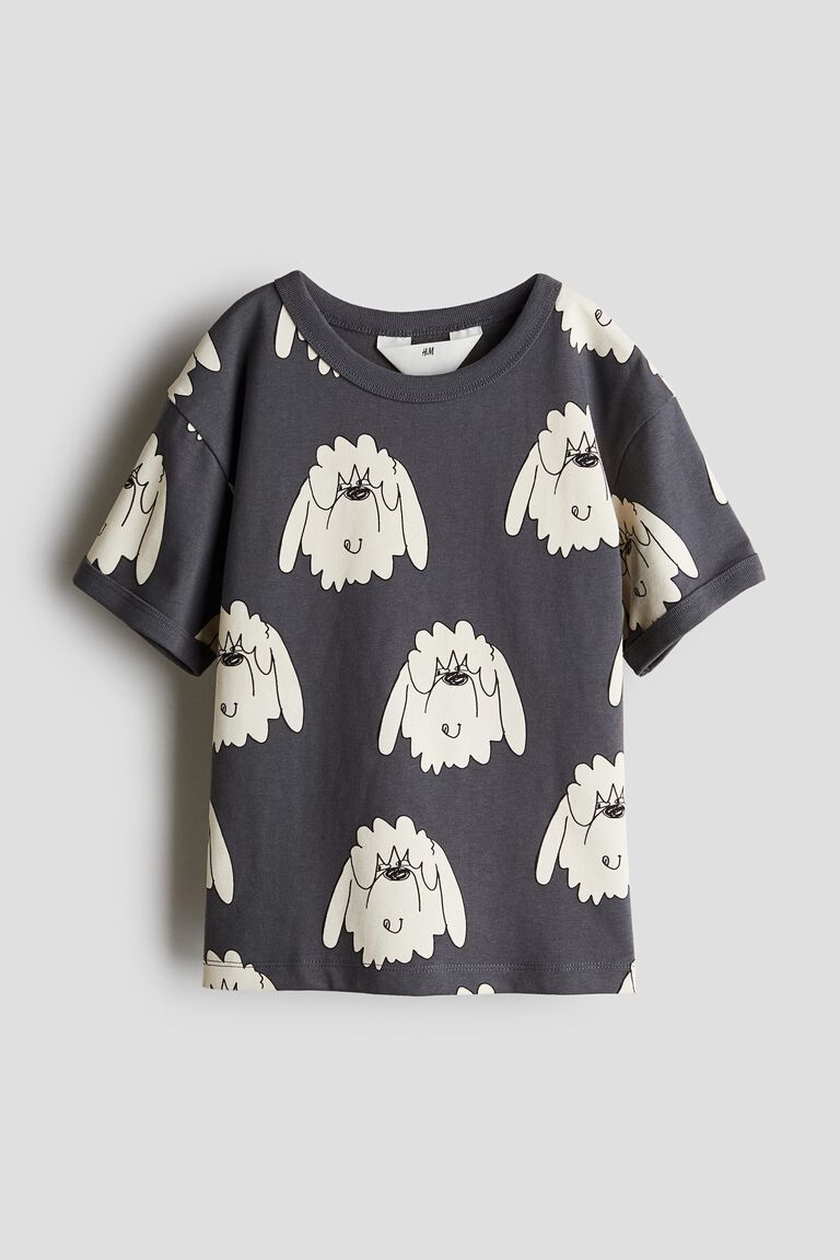 Printed cotton T-shirt