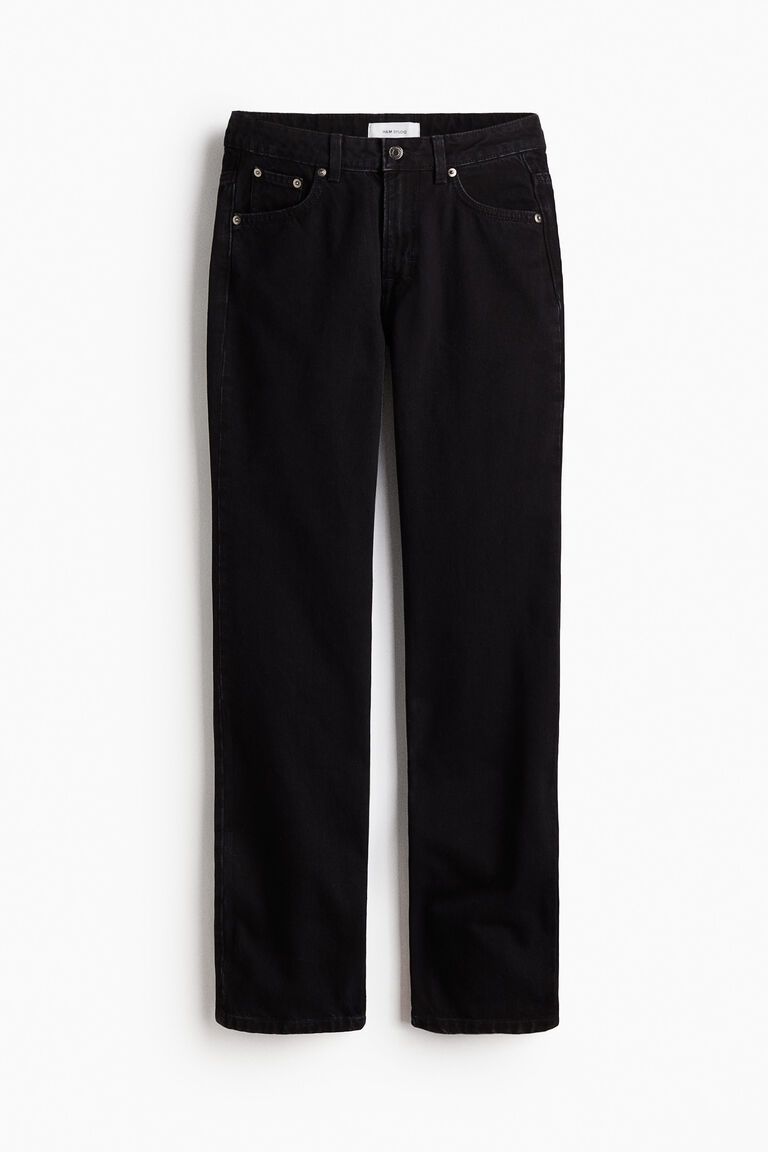 Straight-leg jeans