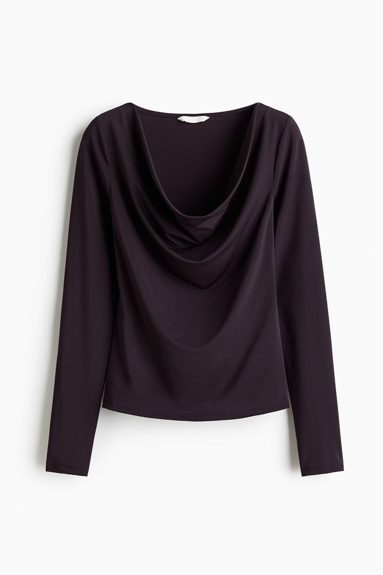 Cowl neck top
