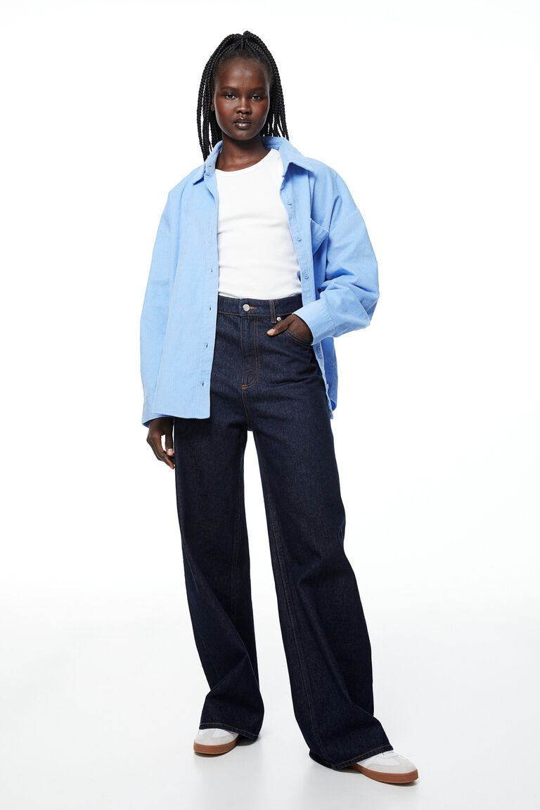 Oversized corduroy overshirt