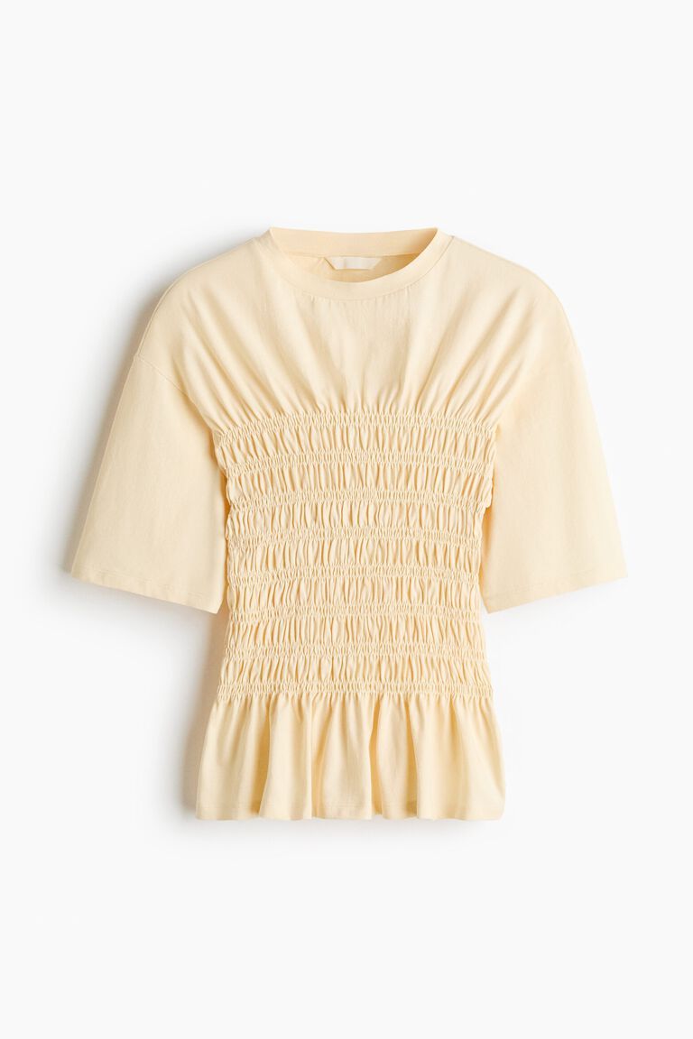 Smocked T-shirt