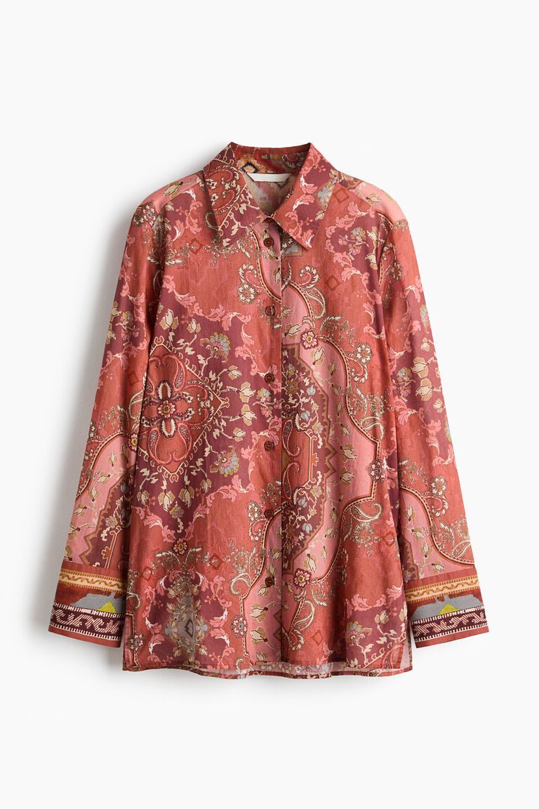 Printed cotton shirt