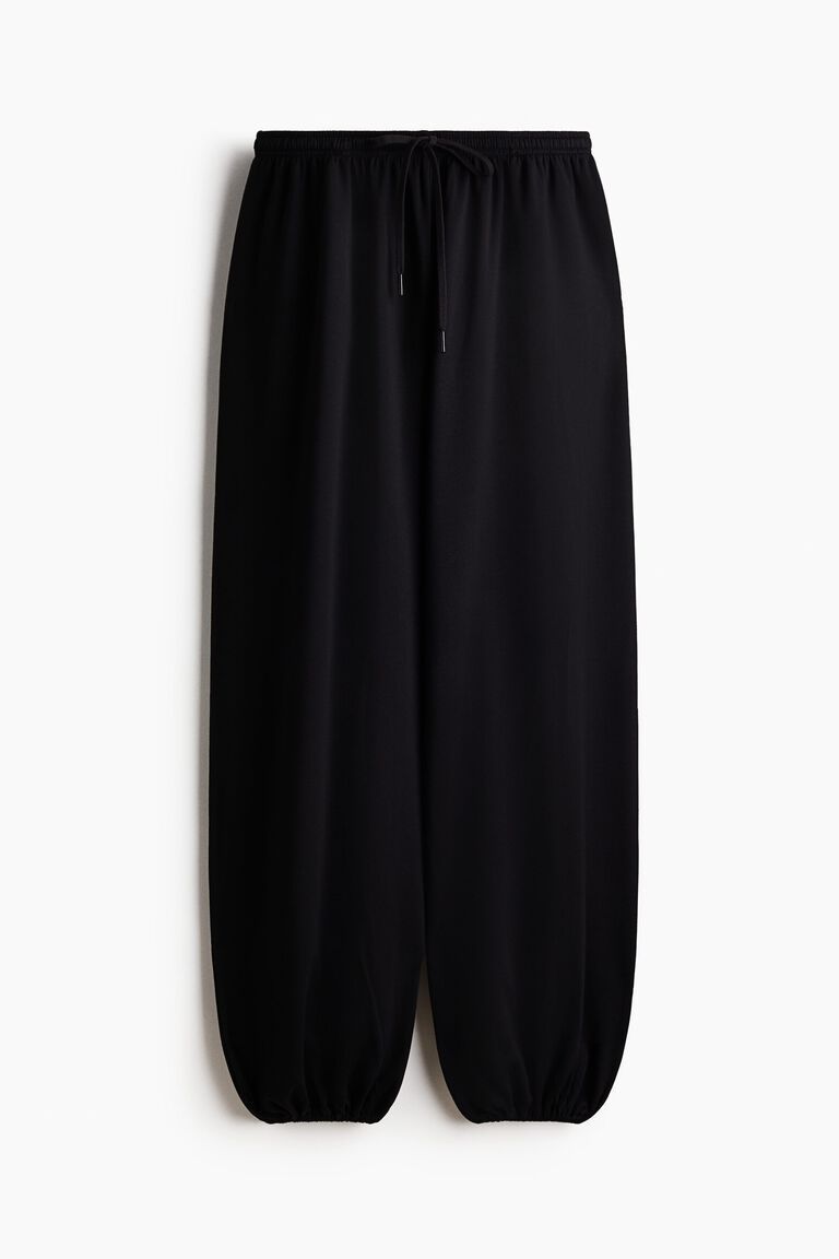 Viscose-blend balloon joggers
