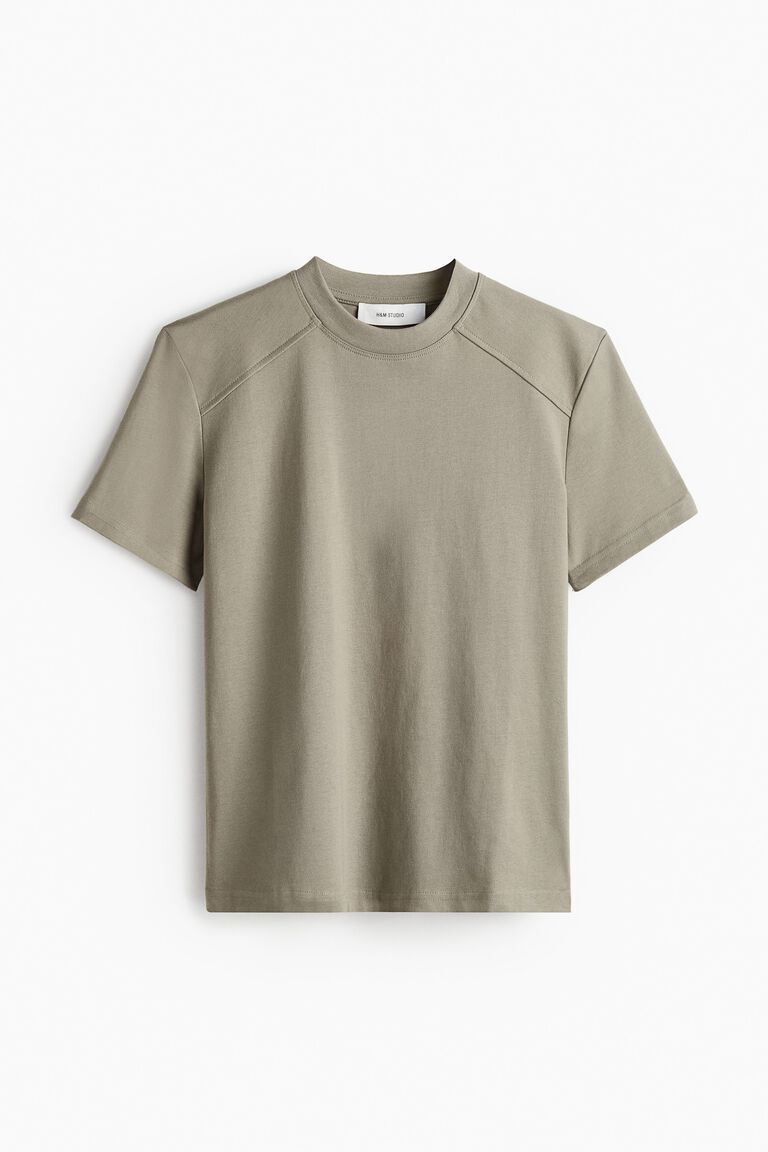 Yoke-detail T-shirt