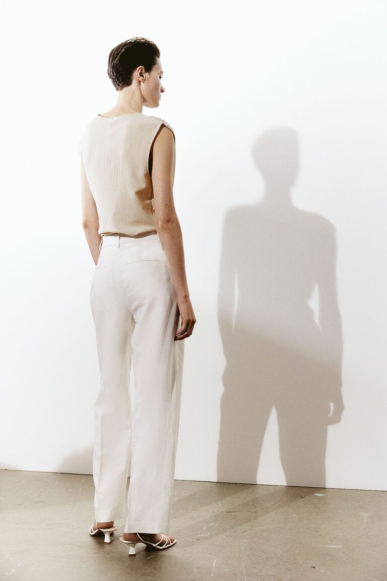 Draped vest top
