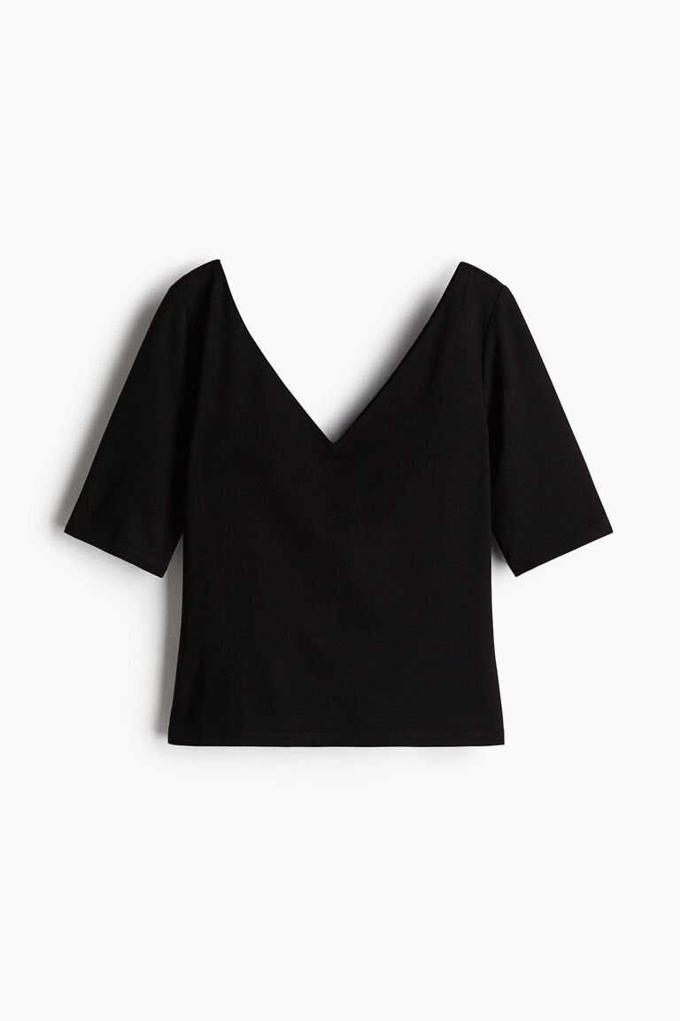 V-neck top