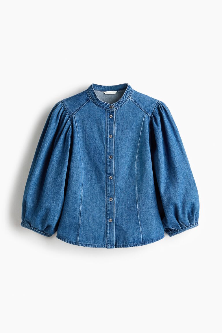 Denim blouse