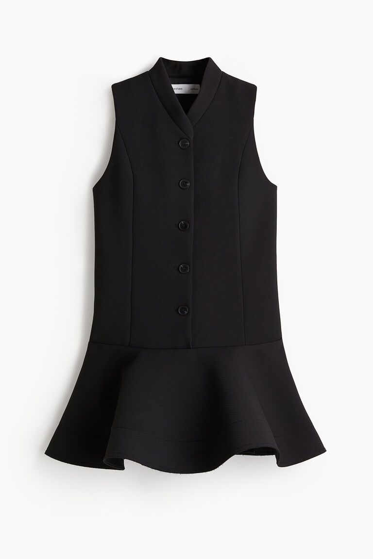 Circle-skirt shift dress