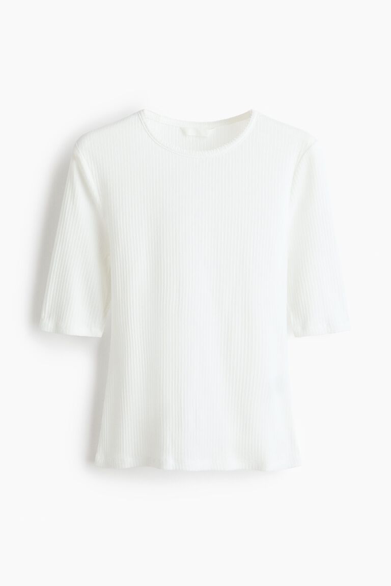 Pointelle jersey T-shirt