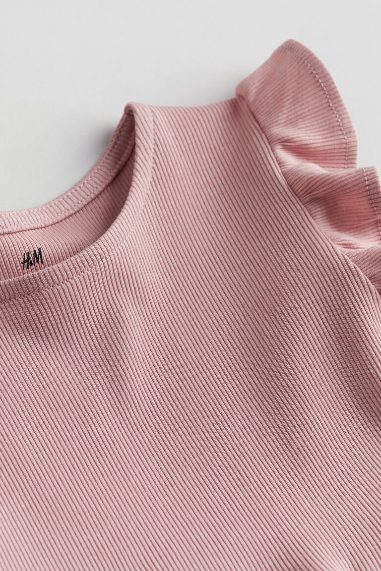 Ribbed jersey dress