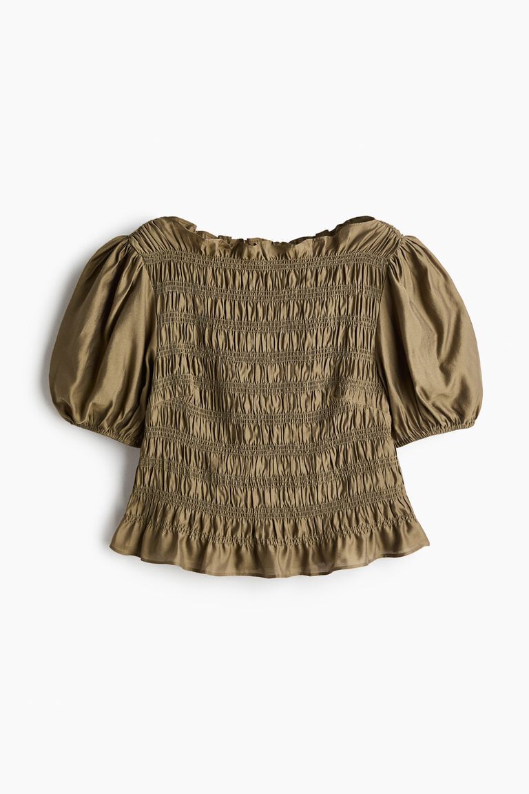 Smocked blouse