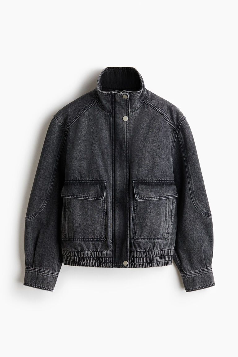 Oversized denim jacket
