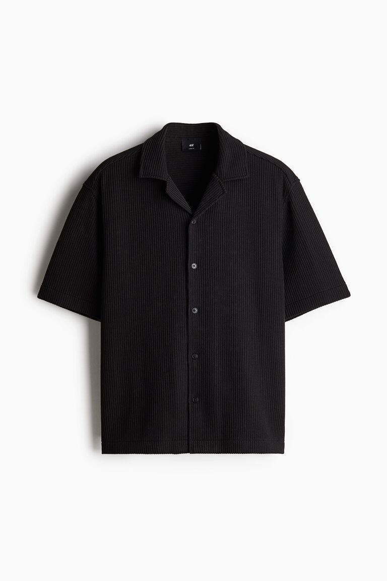 Loose Fit Ribbed resort shirt