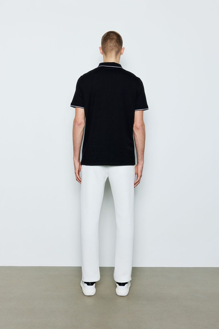 Slim Fit Zip-top polo shirt