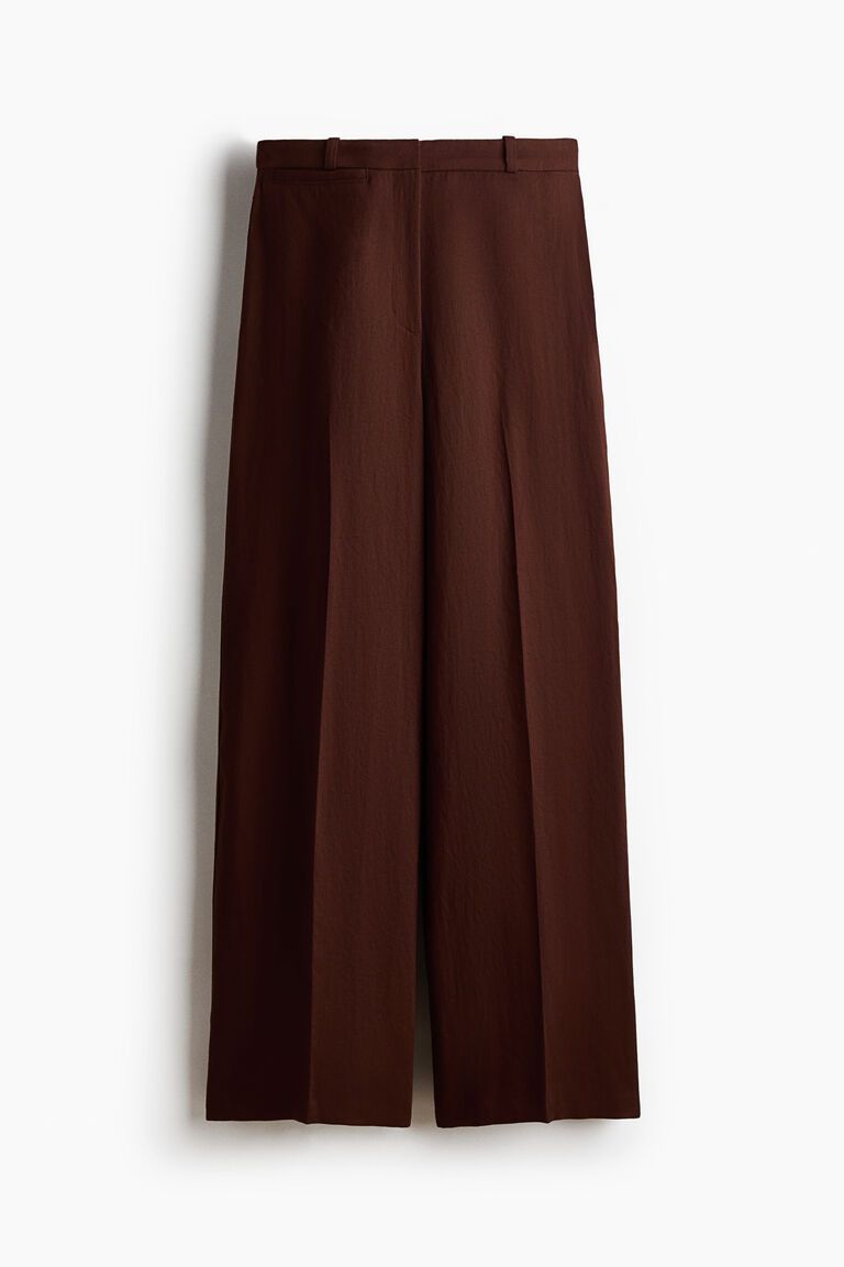 Wide tailored trousers