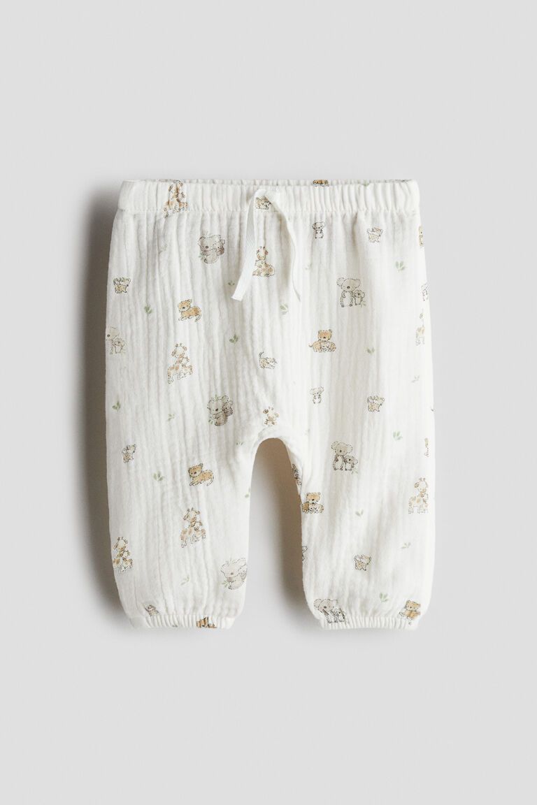 Cotton muslin trousers