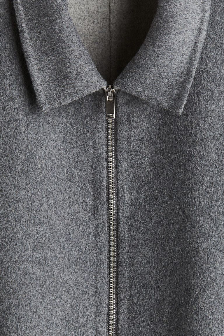 Regular-fit Wool-blend overshirt