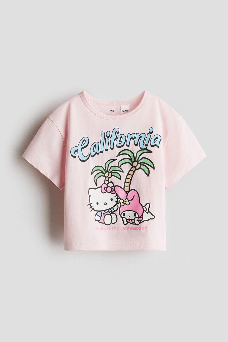 Printed cotton T-shirt