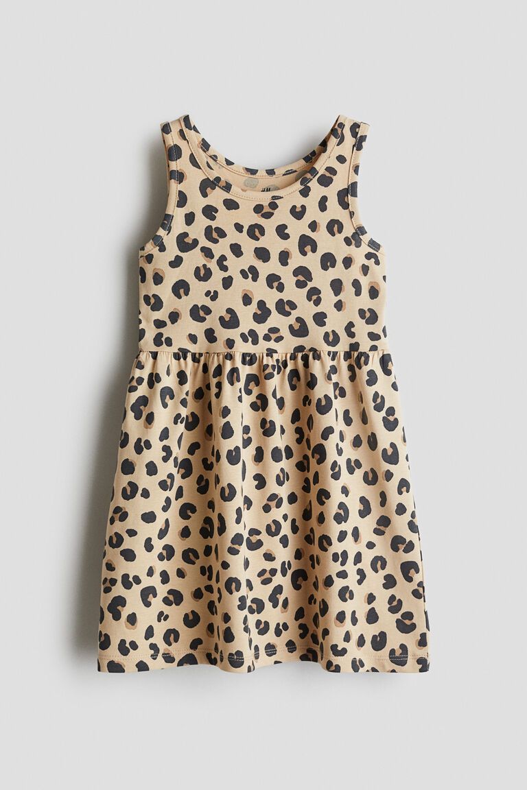 Patterned cotton dress