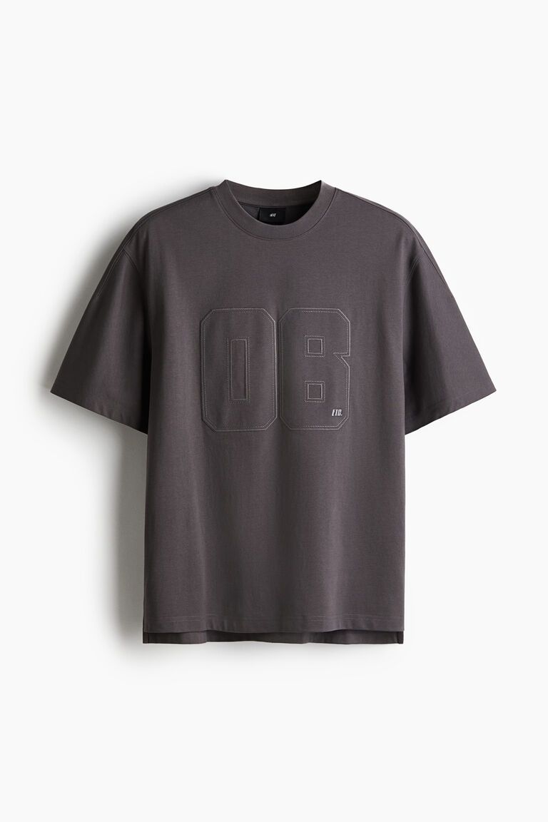 Loose Fit Motif-detail T-shirt