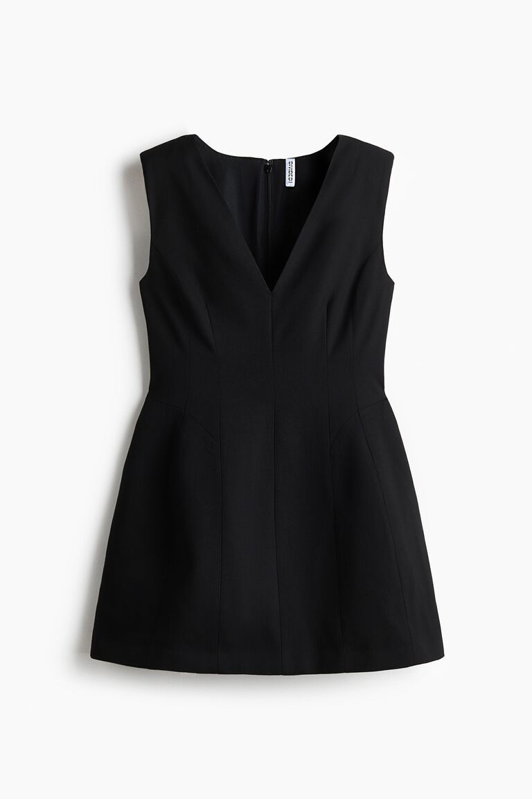 V-neck dress