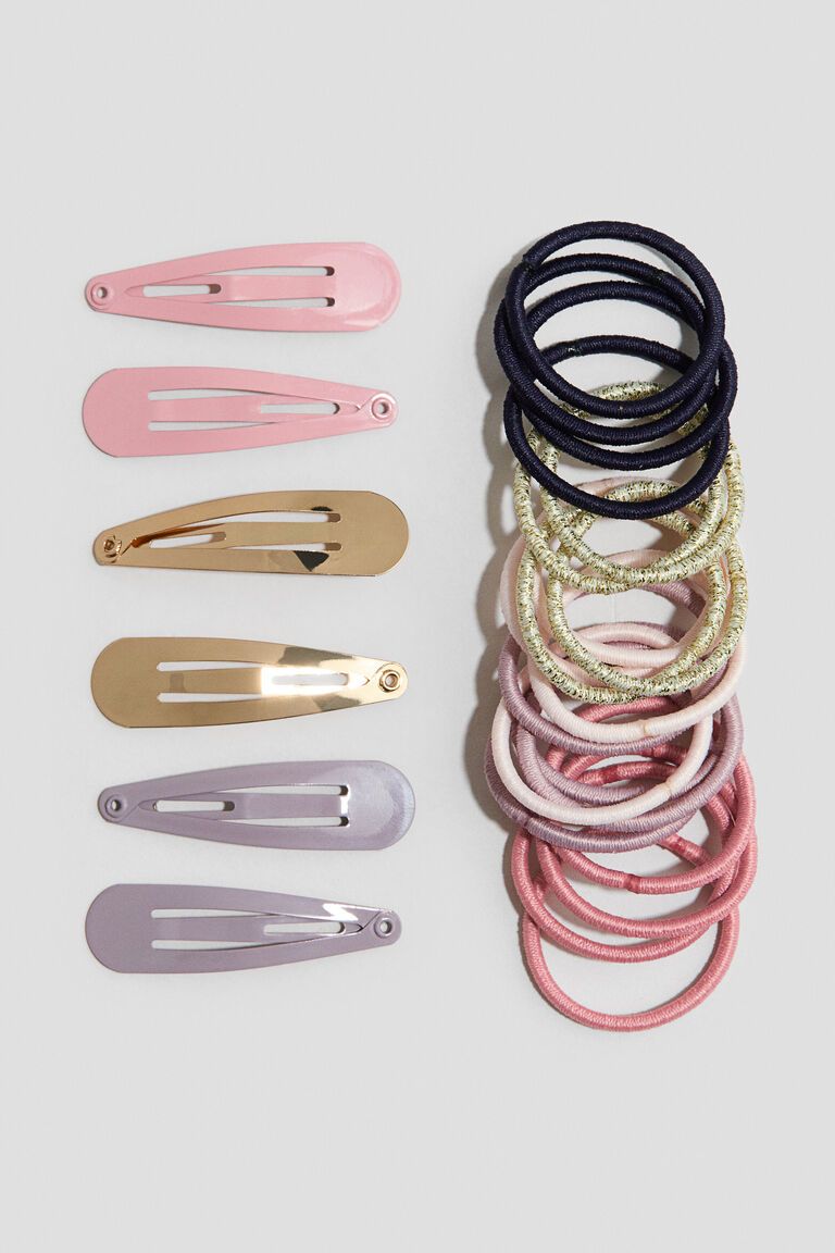 Hair elastics and clips
