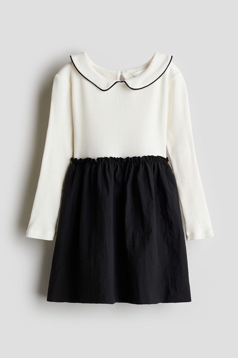 Block-coloured dress